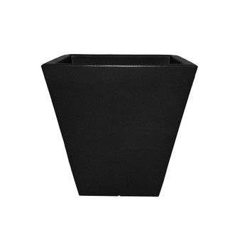 CT22BK Cosmopolitan Planter Square Black, 22 Inch