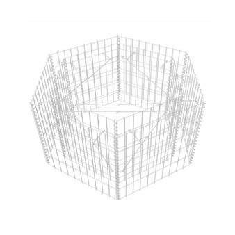Hexagonal Gabion Raised Bed 39.4"x35.4"x19.7"