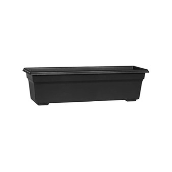 (#16248) Countryside Flower Box, Black - 24"