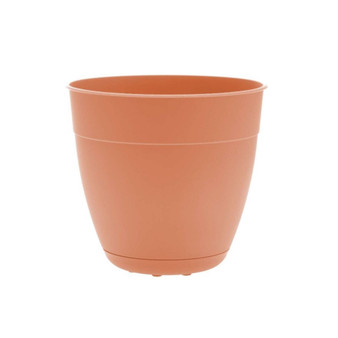 Ocean Series Dayton Recycled Ocean Plastic Planter, Coral Sand 8 inches