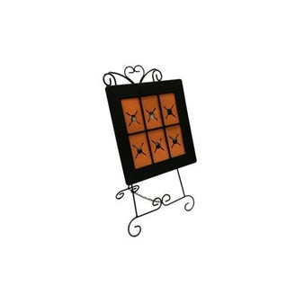 GSASTE001 25 in. Black Easel Stand with Planter