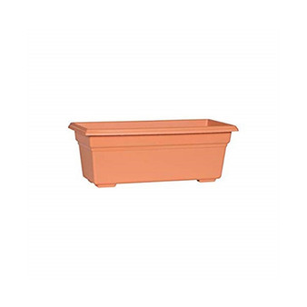 Maunfacturing Countryside Flower Box Planter, Terracotta Color - 23.75"