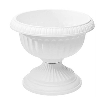 Grecian Urn Planter White 12 inch
