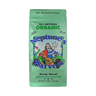 Neptunes Harvest Kelp Meal Multi-Purpose Plant Food, 4lb