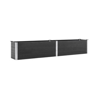 Garden Raised Bed 78.7"x19.7"x21.3" WPC Gray