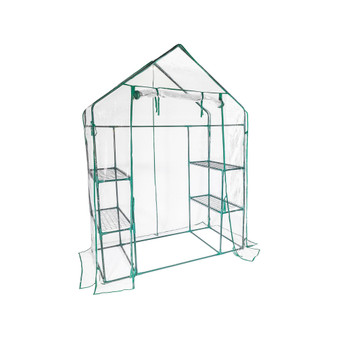 Personal Plastic Indoor Outdoor Standing Greenhouse For Seed Starting and Propagation, Frost Protection Clear, Medium, 56 Inches x 29 Inches x 77 Inches
