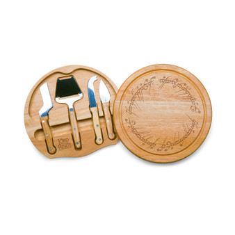 Lord of The Rings The One Ring Circo 5 Piece Cheese Cutting Board Tools Set