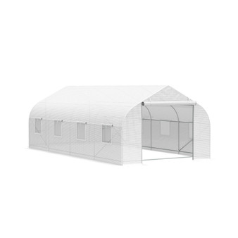 20x10x7ft Walk-in Outdoor Tunnel Greenhouse Portable Growth Shed