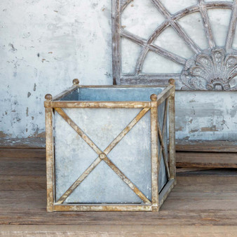 Small Metal Estate Planter