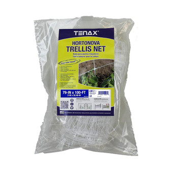 Hortonova Plant Net Support, White 6.5' x 100'
