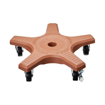 PSN18430 Down Under Plant Caddie, Terra Cotta, 16in diameter