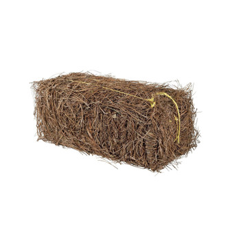 Long Leaf Pine Straw Bale, 12.5 Pounds