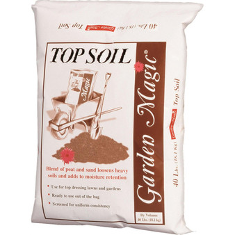 Michigan Peat 5540 Garden Magic Top Soil, 40-Pound