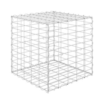 Cube Gabion Raised Bed Steel Wire 19.7"x19.7"x19.7"