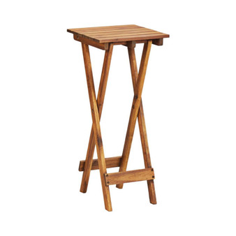 Plant Stand 11.8"x11.8"x26.4" Solid Acacia Wood