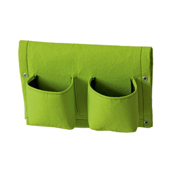Rail Planter 4 Pocket - Lime Green