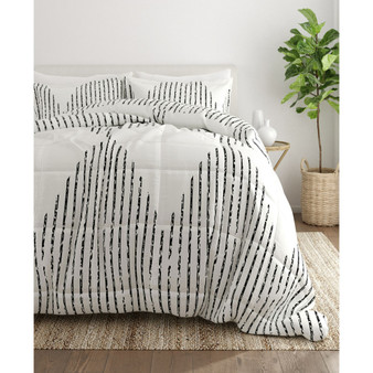 Home Collection 2 Piece Premium Ultra Soft Diamond Stripe Comforter Set, Twin
