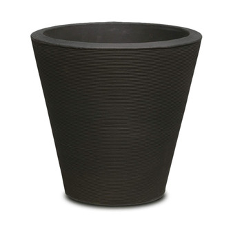 Madison Planter Plant Pot 16 Inch Caviar Black