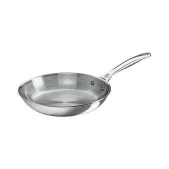10" 3-Ply Stainless Steel Frying Pan with Aluminum Core