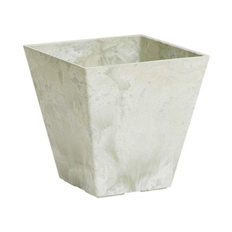 ArtStone 35126 Ella Square Planter  Art Stone Mint 12 Inch