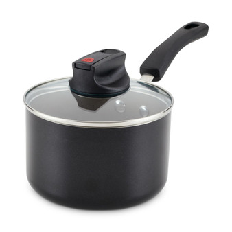 Smart Control Aluminum Nonstick 2-Qt. Saucepan & Lid
