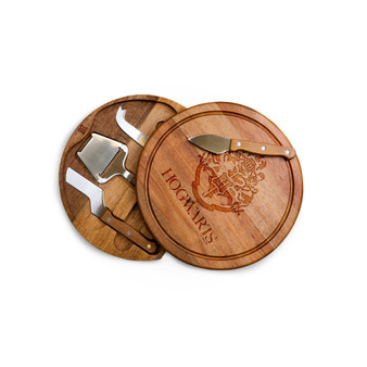 Harry Potter Hogwarts Acacia Circo Cheese Cutting Board Tools Set, 5 Piece