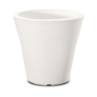 Madison DoubleWalled Planter 20" Alpine White