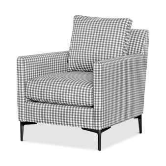 Laylanna 28" Fabric Patterned Accent Chair, Created for Macy's