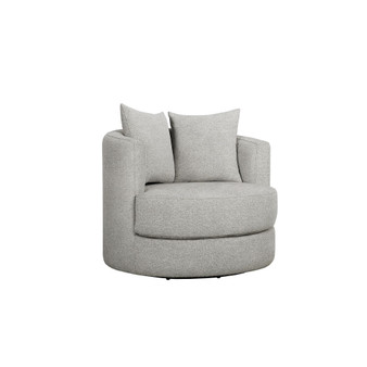 Elizabeth 38" Stain-Resistant Fabric Swivel Chair