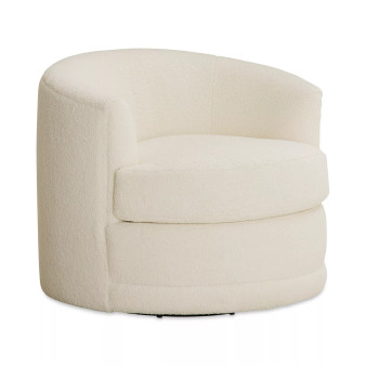 Jenselle 36" Fabric Swivel Chair, Created for Macy's