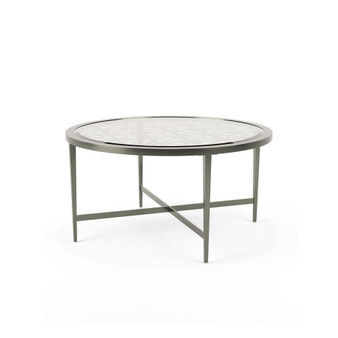 Porcelain Steel Frame Coffee Table