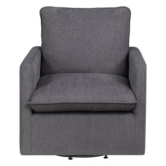 Lilia 34.5" Cushion Back Swivel Chair