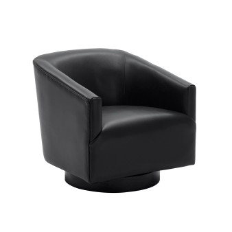 Gaven Wood Base Swivel Chair