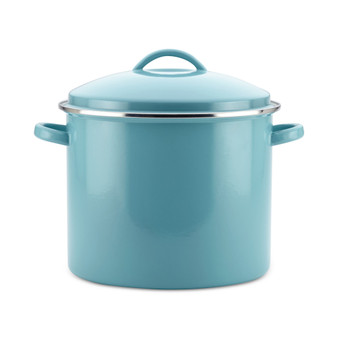 Enamel-on-Steel 16-Qt. Stockpot & Lid