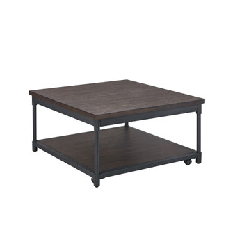 Prescott 36" Square Metal Lift-Top Cocktail Table