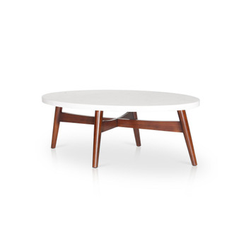 Serena 48" Laminate and Wood Cocktail Table
