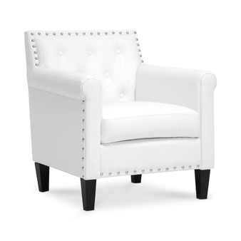 Antonia Faux Leather Accent Chair