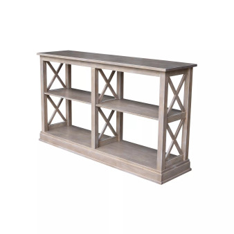 Hampton Sofa Server Table with Shelves