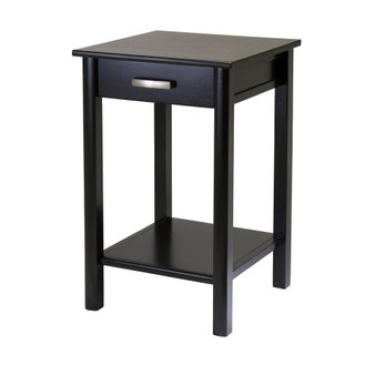 Liso End Table/Printer Table with Drawer and Shelf