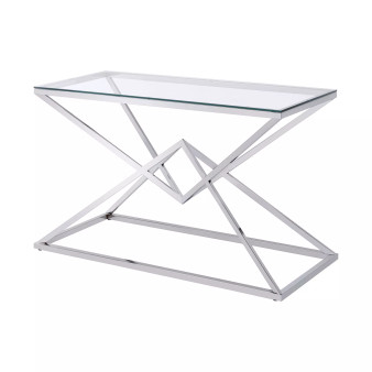 Triala Glass Top Console Table