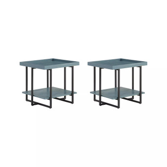 Darkan 1 Shelf End Table, Set of 2