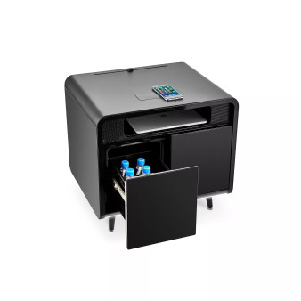 Smart Storage Side Table with Cooling Drawer