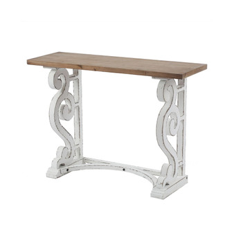 Wood Rustic Vintage-Inspired Console And Entry Table