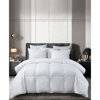 White Down & Feather Light Warmth Comforter, Twin