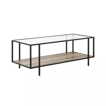 Vireo Coffee Table with Shelf, 45" x 20"