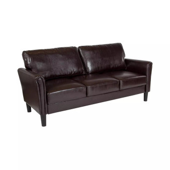 Living Room Sofa Couch With Tailored Arms