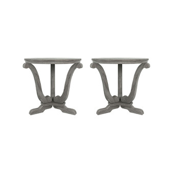 Derna Round End Table, Set of 2