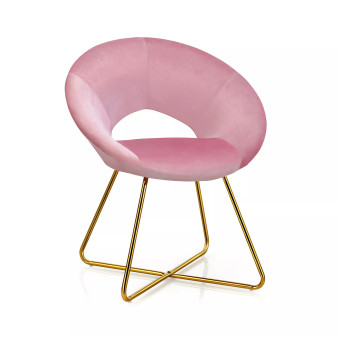 Modern Velvet Accent Chair Upholstered Vanity Chair