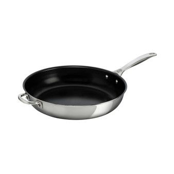 12.5" Nonstick Deep Fry Pan with Helper Handle