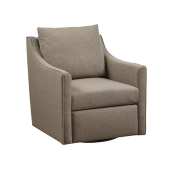 Christian 30" Wide Fabric Upholstered Swivel Armchair